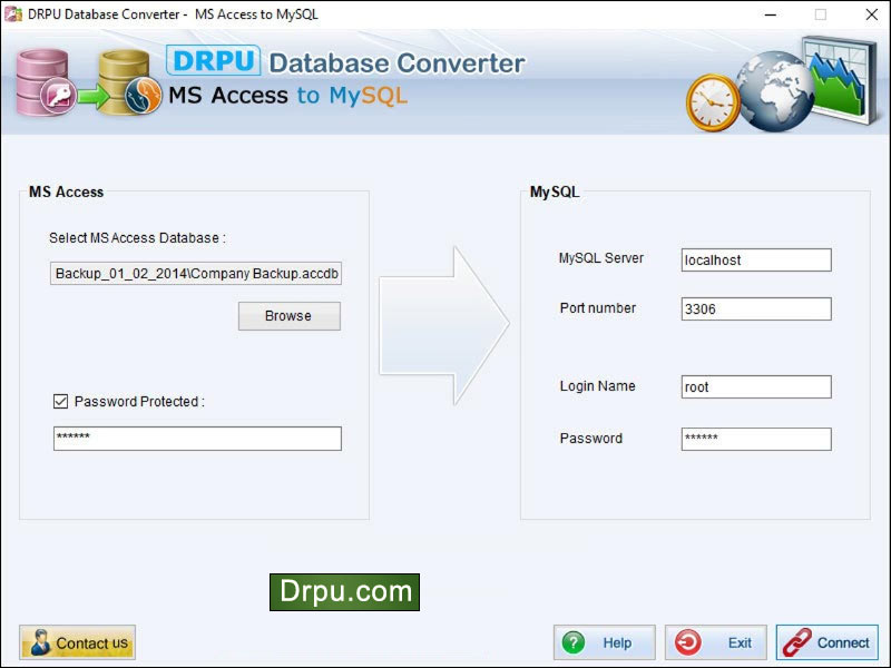 Convert MySQL To MSSQL DB screen shot